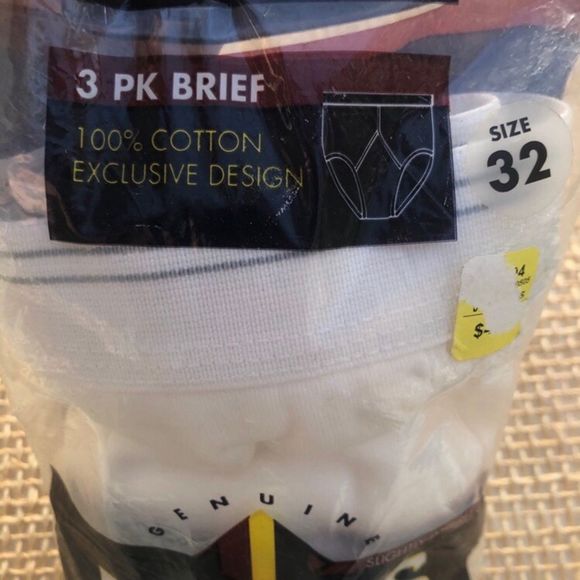 Vintage Retro White Classic Briefs Men’s 32 - Picture 3 of 5